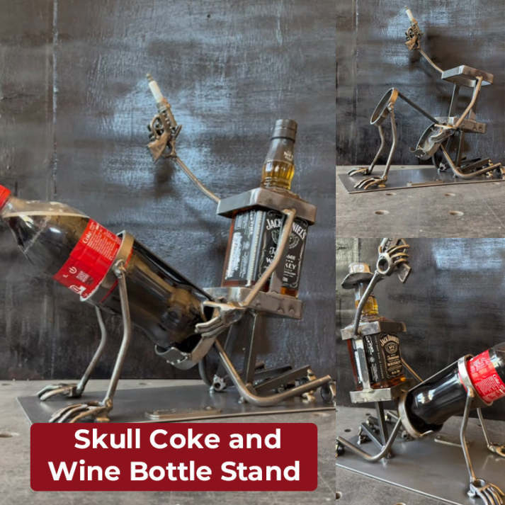 Skull Bottle Rack