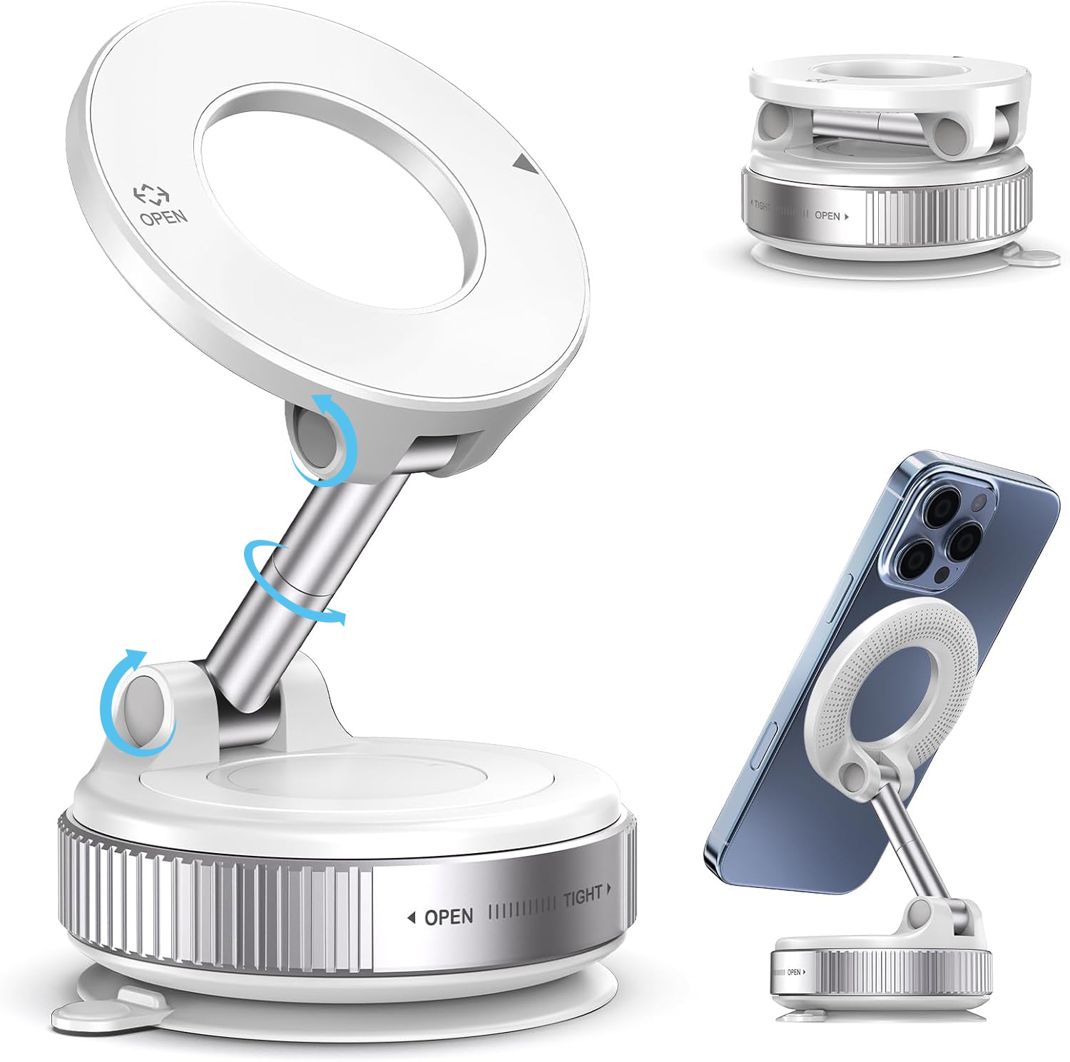 Woyuosn MagLock 360° Foldable Magnetic Phone Mount