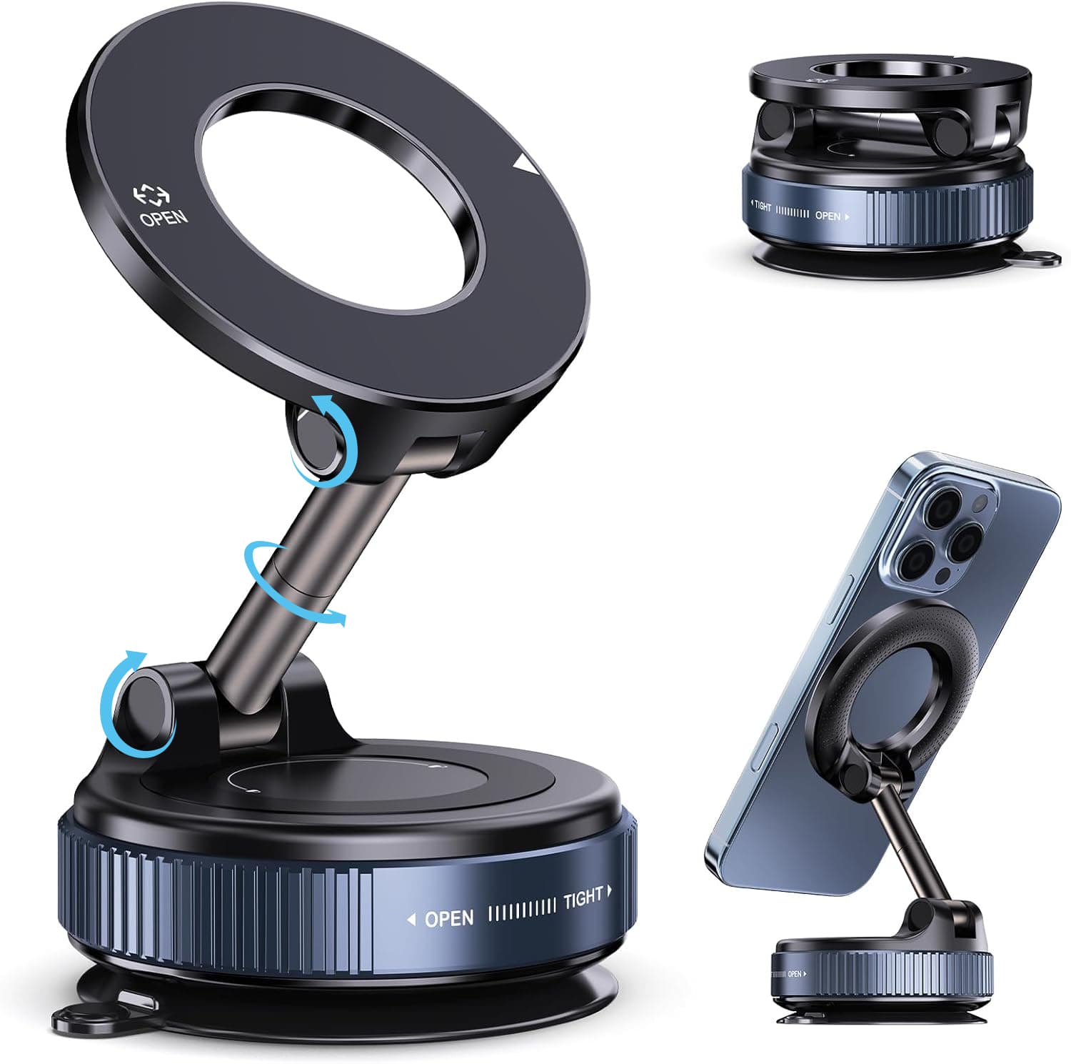 Woyuosn MagLock 360° Foldable Magnetic Phone Mount