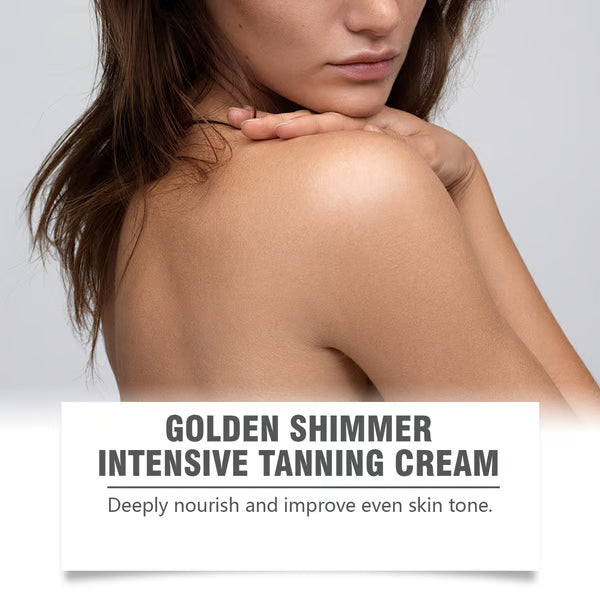 🔥2025 Summer Hot Sale- Gold Shimmer Intensive Tanning Gel | Browning & Bronzing Tan Accelerator | For Moisture & Hydration | 4 Oz