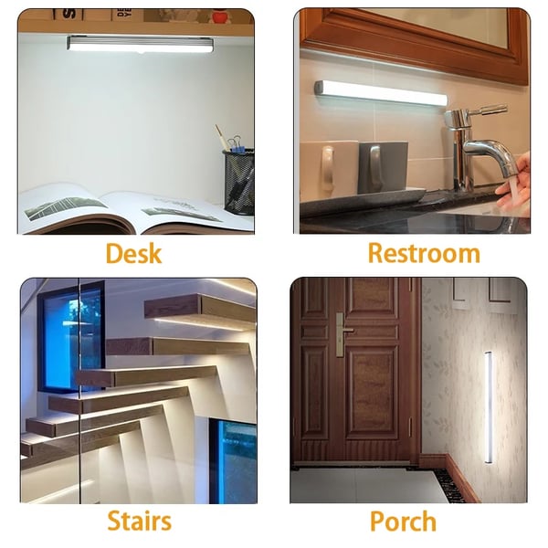 🔥💡 Punch-free Smart Sensor Magnetic Rechargeable LED Lights